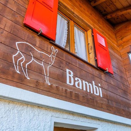 Chalet Bambi "Maerchenhaft" Grächen Exterior foto